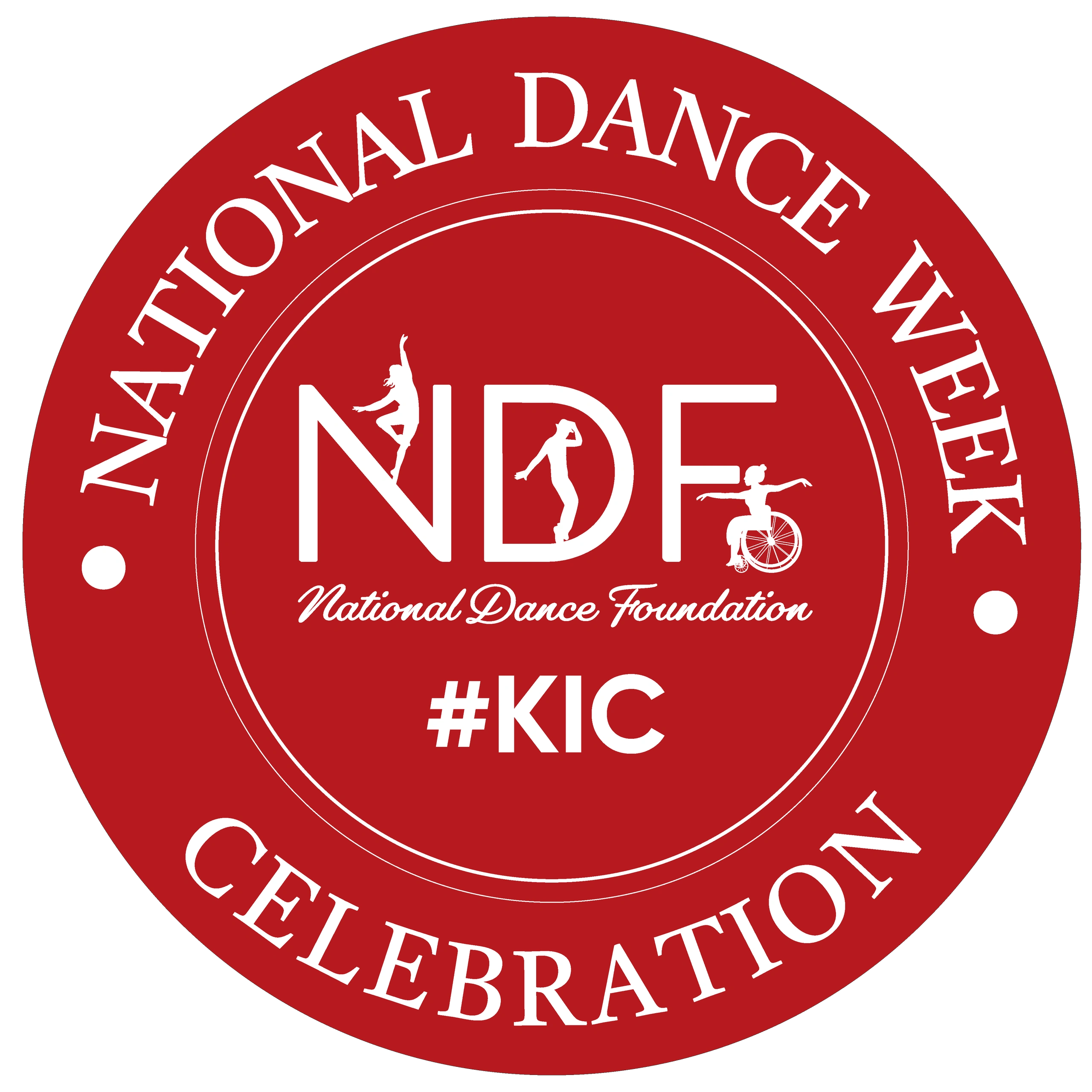 National Dance Week NDF celebration badge