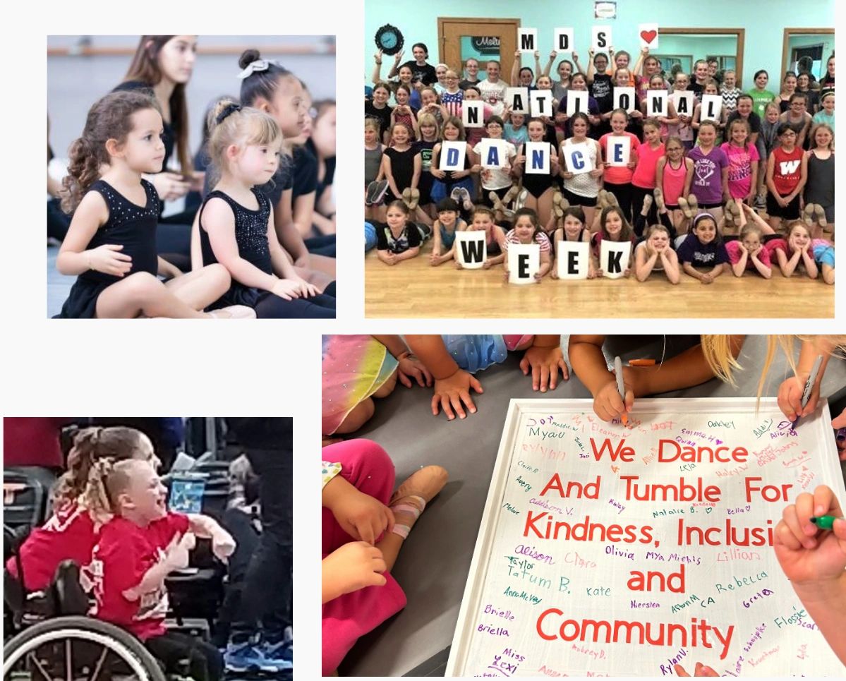 Young dancer supported by NDF
