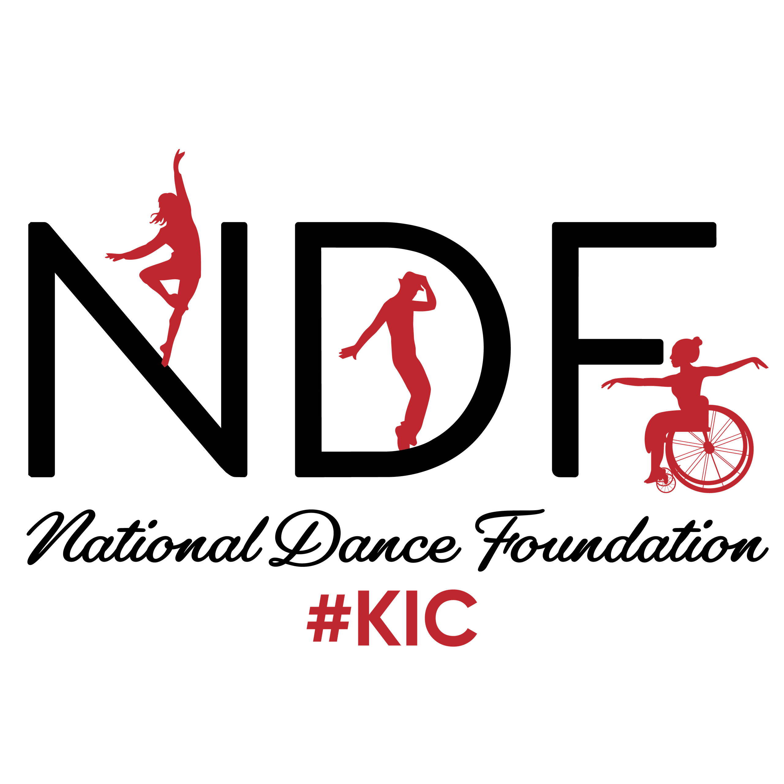 NDF National Dance Foundation #KIC logo